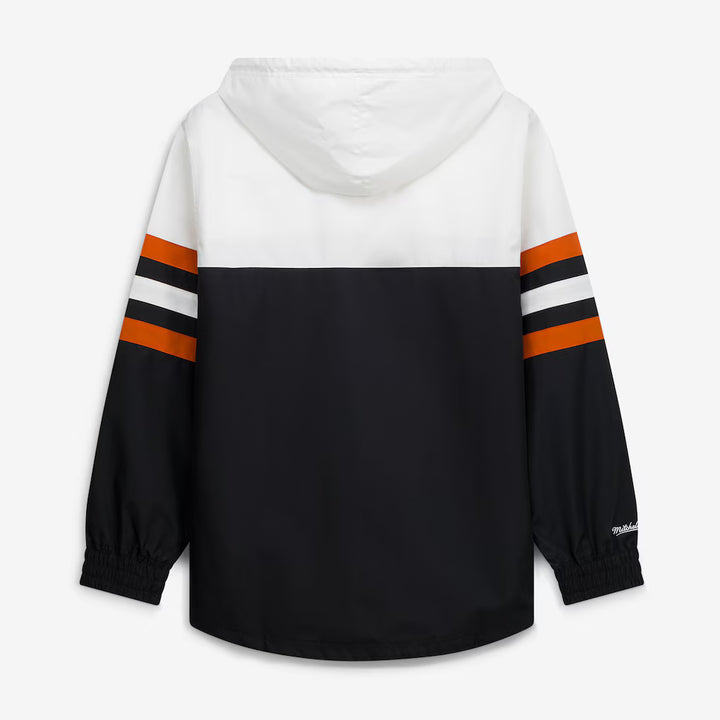 Texas Longhorns Windbreaker – NCAA Mitchell &amp; Ness Head Coach Anorak – Black (USA Sourced)