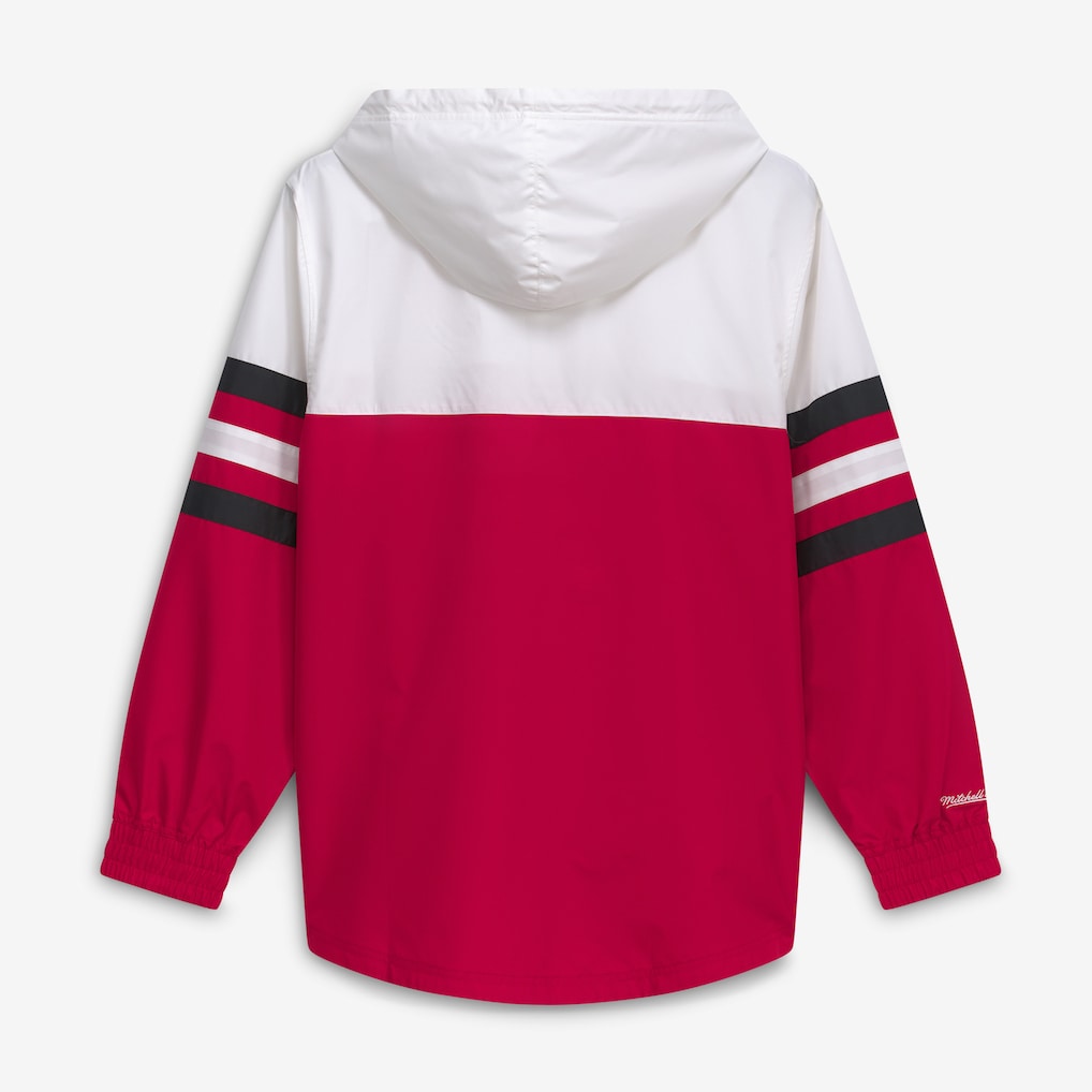 Alabama Crimson Tide Windbreaker – NCAA Mitchell &amp; Ness Head Coach Anorak – Crimson (USA Sourced)