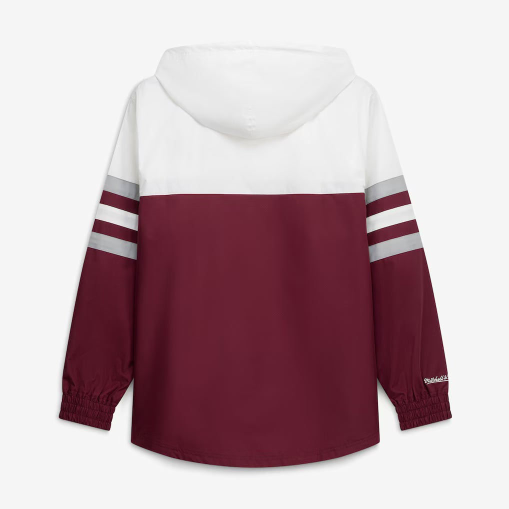 Texas A&amp;M Aggies Windbreaker – NCAA Mitchell &amp; Ness Head Coach Anorak – Maroon (USA Sourced)
