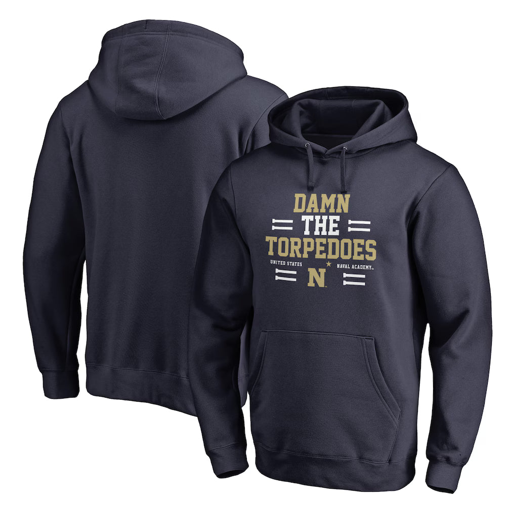 Navy Midshipmen NCAA Hometown Collection Pullover Hoodie – Navy (USA Stock) - UKASSNI
