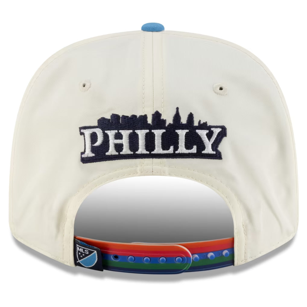Philadelphia Union Hat – New Era 9SEVENTY Third Jersey Hook Adjustable – Beige (USA Sourced) - UKASSNI