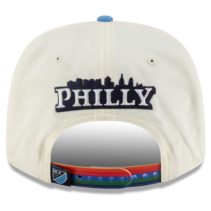 Philadelphia Union Hat – New Era 9SEVENTY Third Jersey Hook Adjustable – Beige (USA Sourced) - UKASSNI