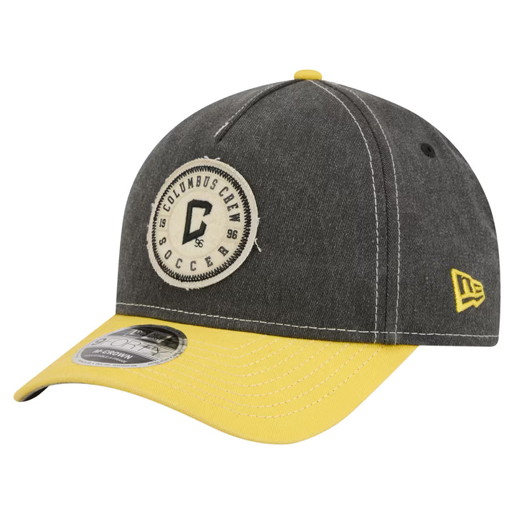 Columbus Crew Hat – MLS New Era 9FORTY Jersey Hook Adjustable – Black (USA Sourced)