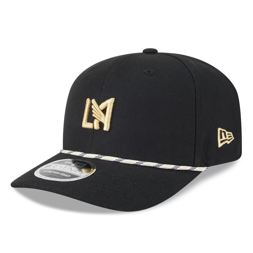 LAFC Hat – MLS New Era 9SEVENTY Adjustable – Black (USA Sourced) - UKASSNI