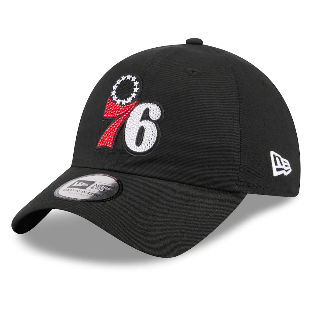 Philadelphia 76ers New Era Cap - NBA 2026 Draft Casual Classic Adjustable – Black (USA Sourced)