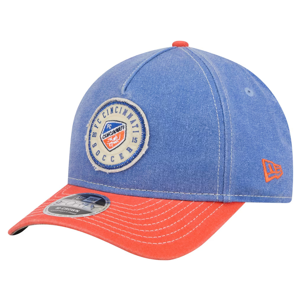 FC Cincinnati Hat – MLS New Era 9FORTY Jersey Hook Adjustable – Blue (USA Sourced)