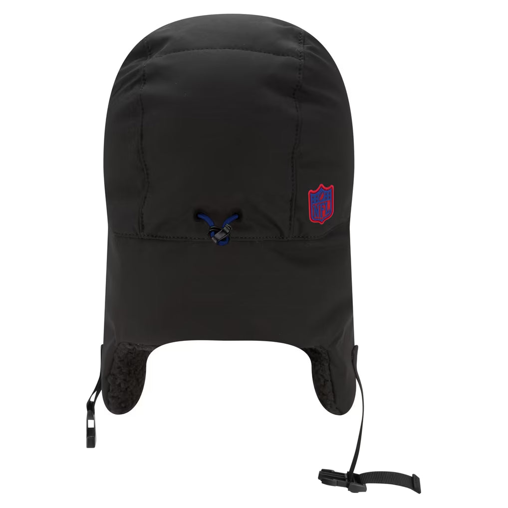 New York Giants Hat – NFL New Era 2026 Sideline Cold Weather Trapper – Charcoal (USA Sourced)