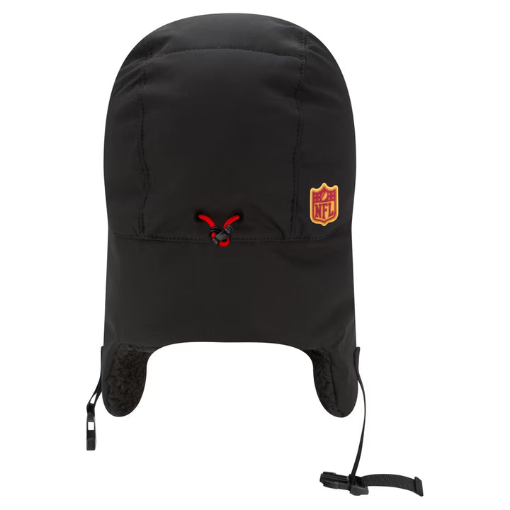 Washington Commanders Hat – NFL New Era 2026 Sideline Cold Weather Trapper – Charcoal (USA Sourced)