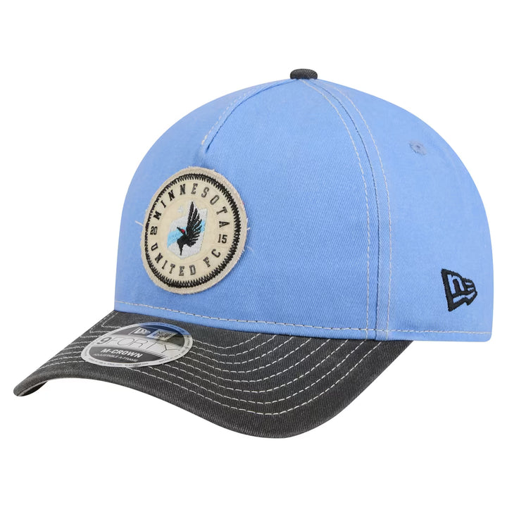 Minnesota United FC Hat – MLS New Era 9FORTY Jersey Hook Adjustable – Light Blue (USA Sourced)