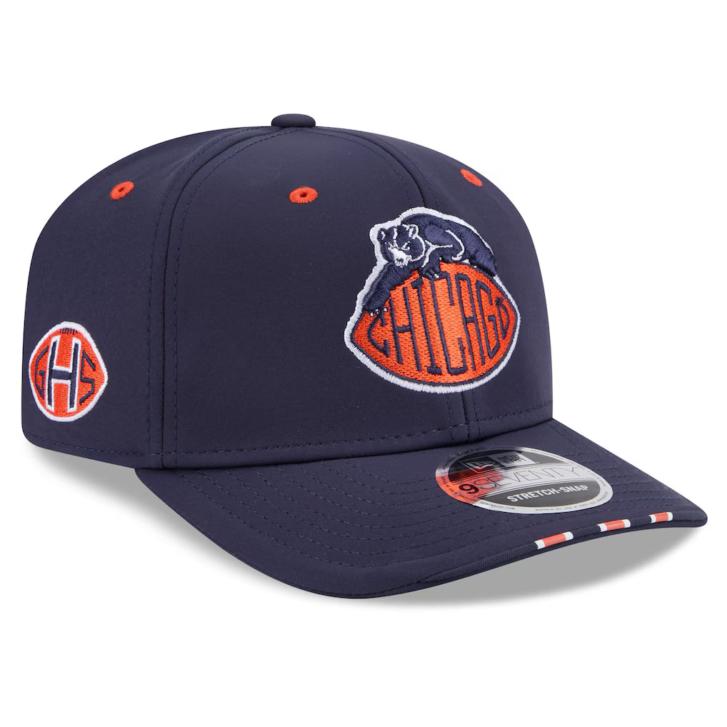 Chicago Bears Hat – New Era 2026 Rivalries Collection 9SEVENTY Adjustable – Navy (USA Sourced)