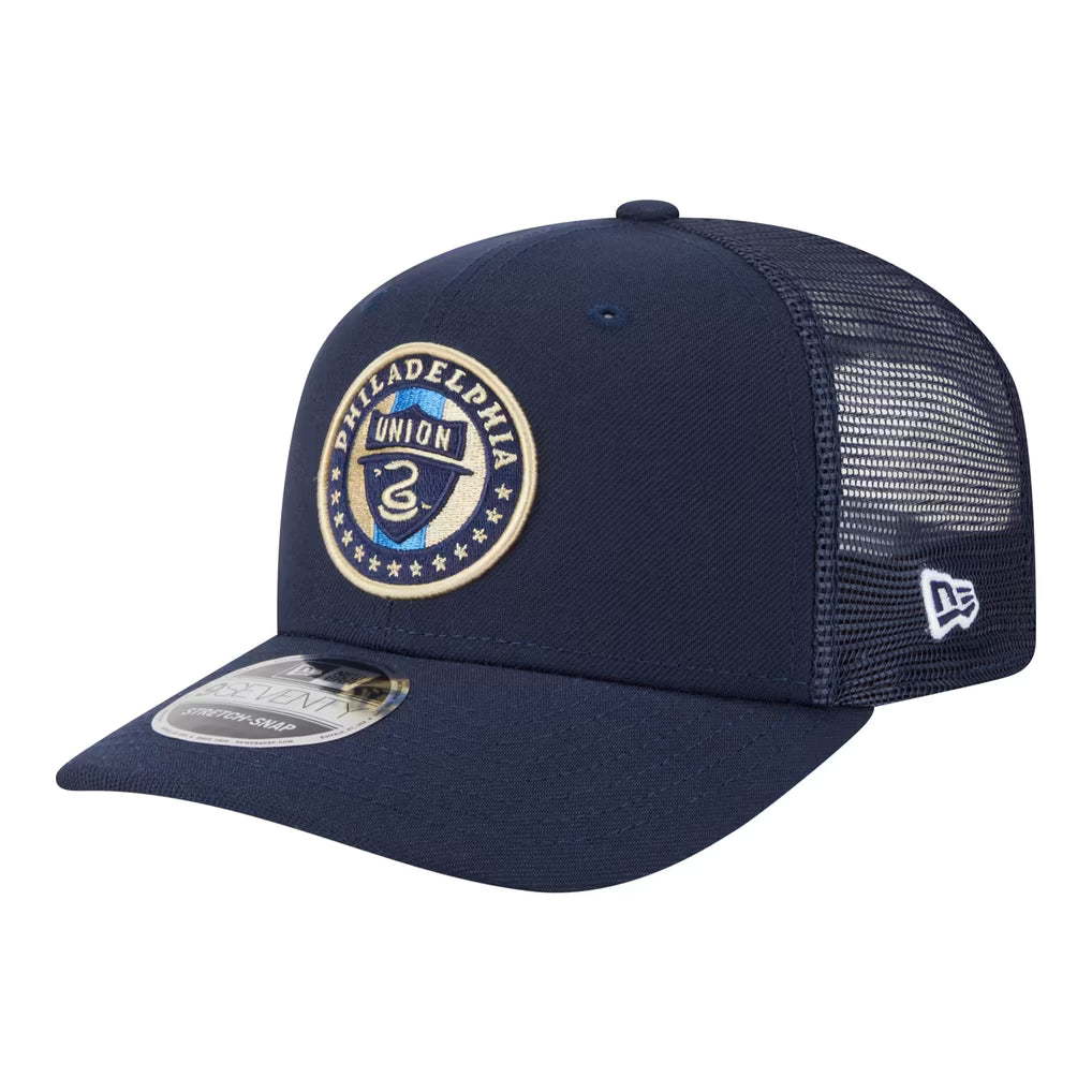 Philadelphia Union Hat – MLS New Era 9SEVENTY Jersey Hook Adjustable – Navy (USA Sourced) - UKASSNI