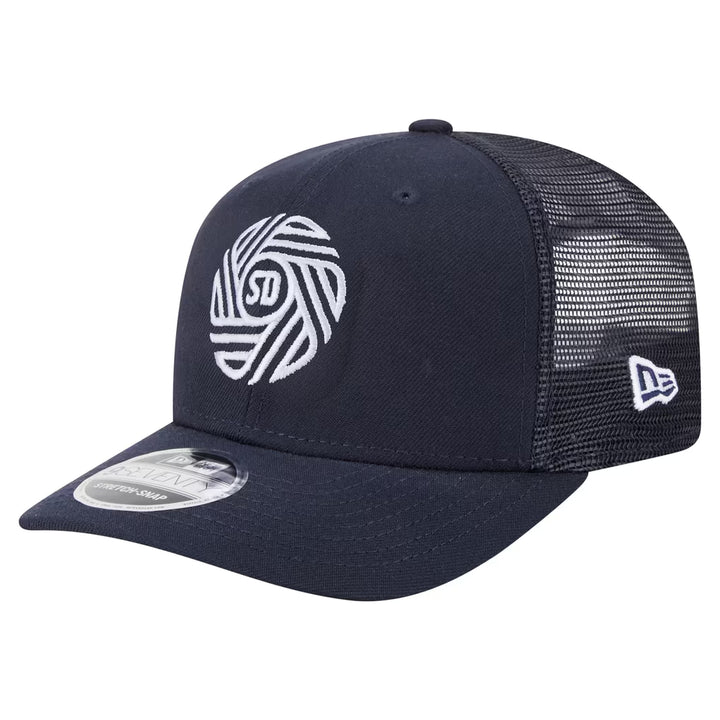 San Diego FC Hat – MLS New Era 9SEVENTY Jersey Hook Adjustable – Navy (USA Sourced) - UKASSNI