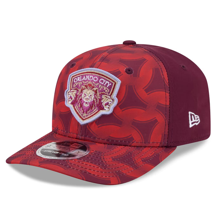 Orlando City SC Hat – MLS New Era 9SEVENTY Third Jersey Hook Adjustable – Red (USA Sourced) - UKASSNI