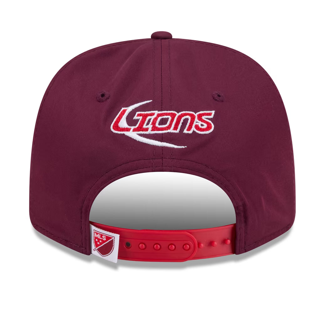Orlando City SC Hat – MLS New Era 9SEVENTY Third Jersey Hook Adjustable – Red (USA Sourced) - UKASSNI