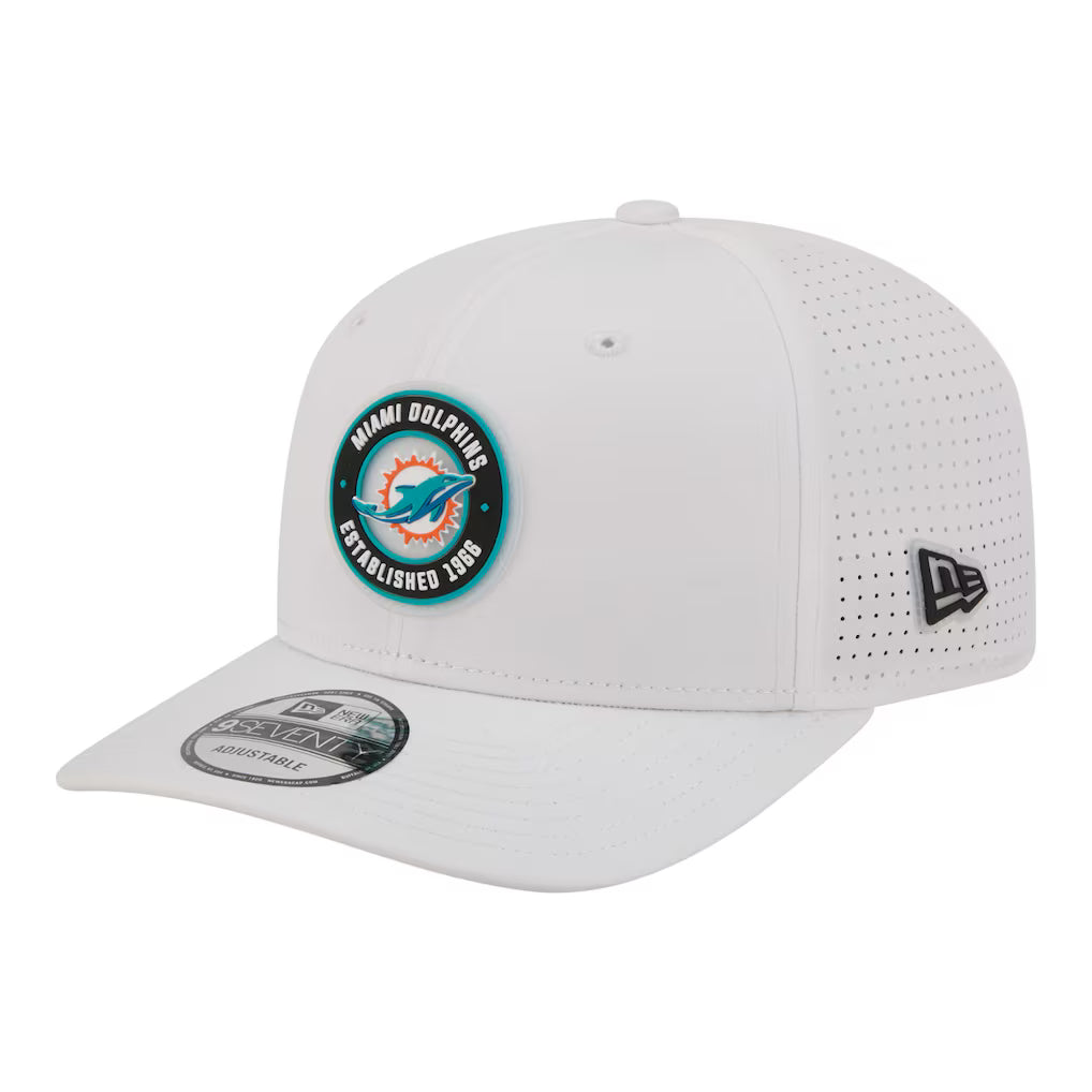 Miami Dolphins Cap – New Era 9SEVENTY COOLERA – White (USA Sourced)