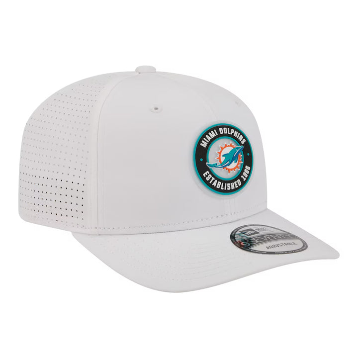 Miami Dolphins Cap – New Era 9SEVENTY COOLERA – White (USA Sourced)