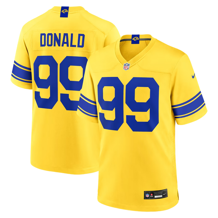 Los Angeles Rams Aaron Donald Jersey – NFL Nike Classic Sol Game – 3 Colours (USA Sourced)