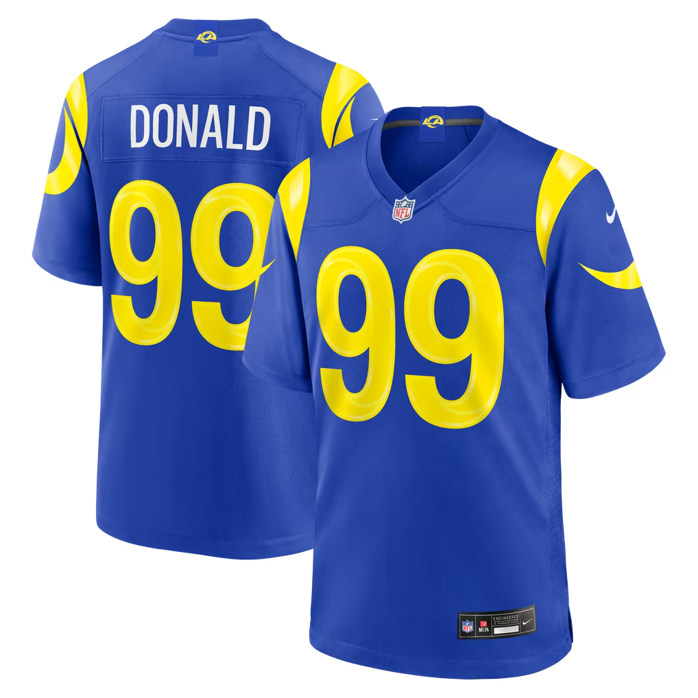 Los Angeles Rams Aaron Donald Jersey – NFL Nike Classic Sol Game – 3 Colours (USA Sourced)