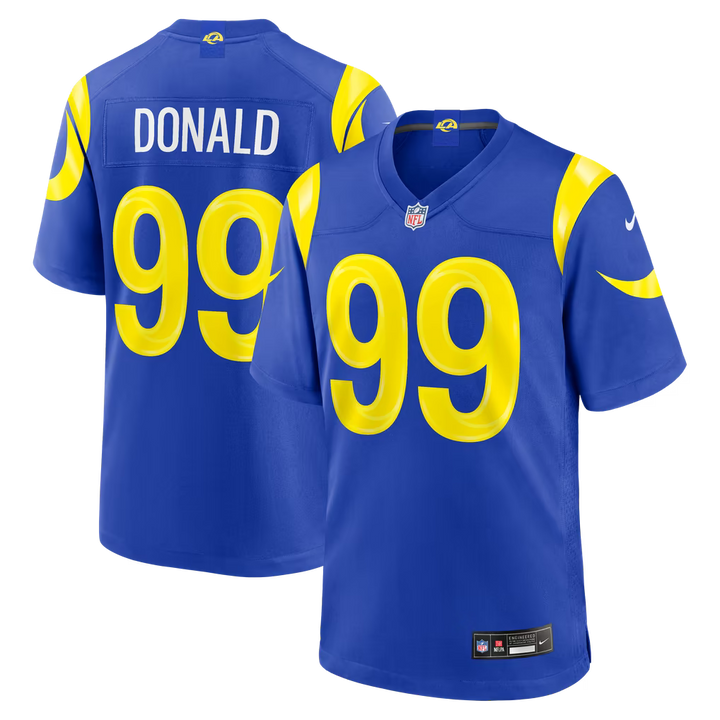 Los Angeles Rams Aaron Donald Jersey – NFL Nike Classic Sol Game – 3 Colours (USA Sourced)
