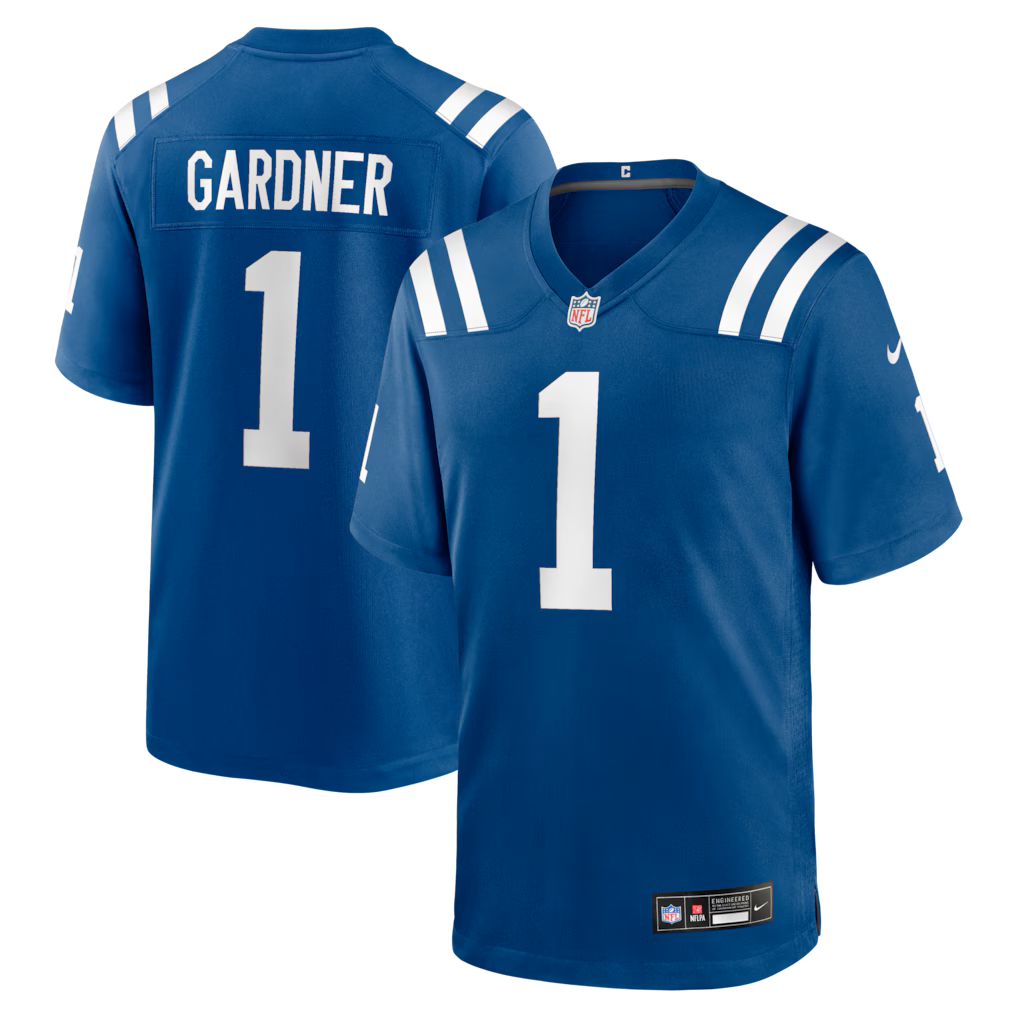 Indianapolis Colts NFL Ahmad Sauce Gardner Nike Team Game Jersey - Royal (USA Stock)