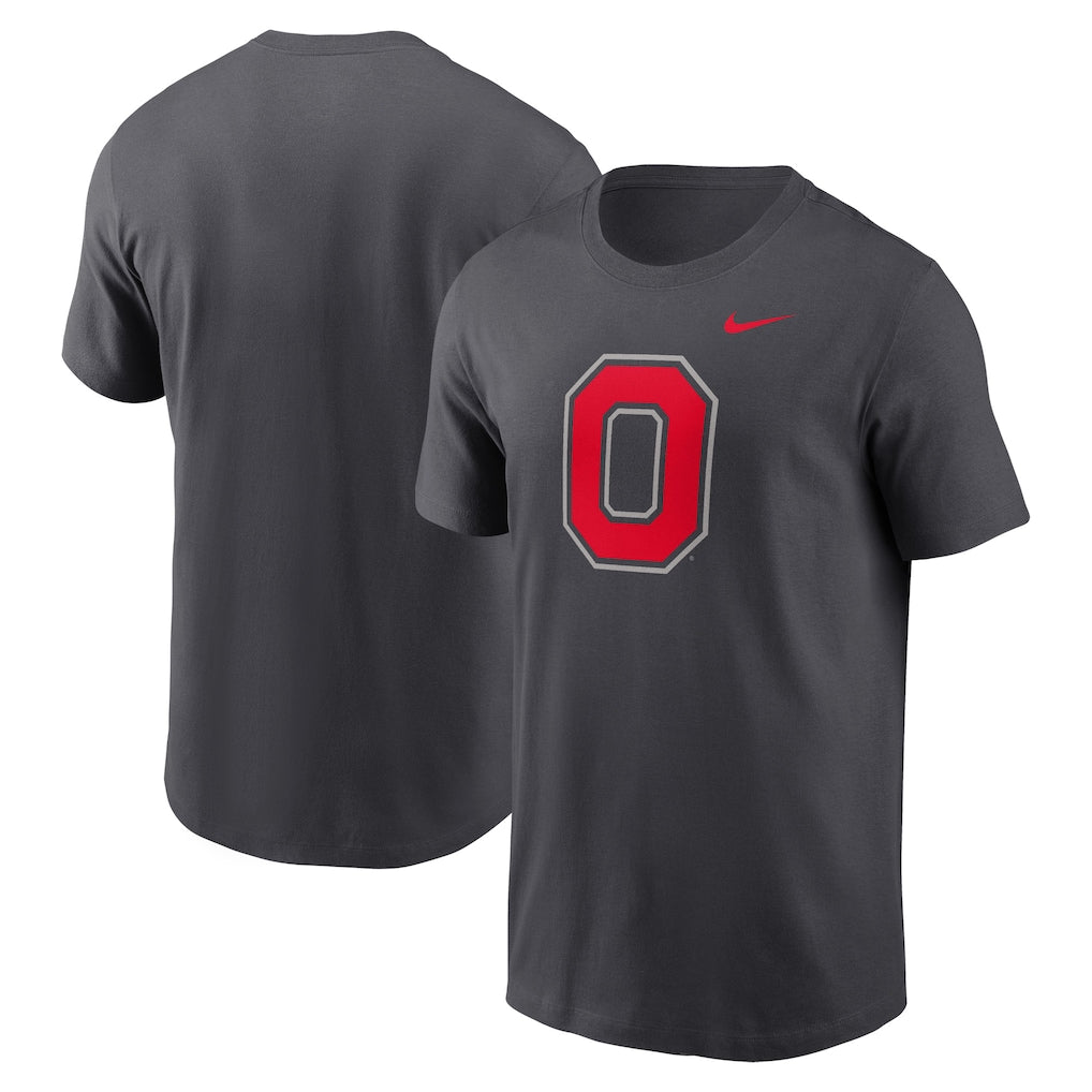 Ohio State Buckeyes NCAA Nike Primetime Alternate Logo T-Shirt - Anthracite (USA Stock)