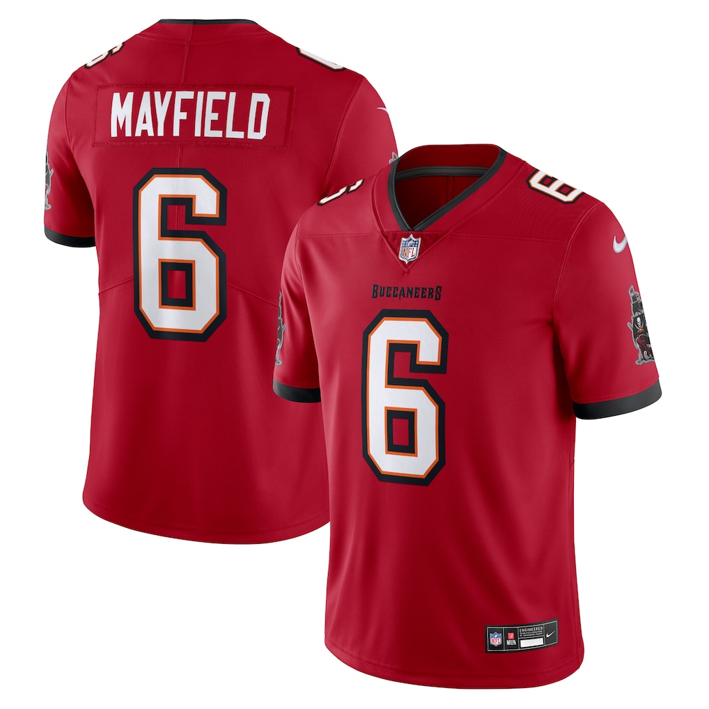 Tampa Bay Buccaneers NFL Baker Mayfield Nike Vapor Untouchable Limited Jersey - Red (USA Stock) - UKASSNI