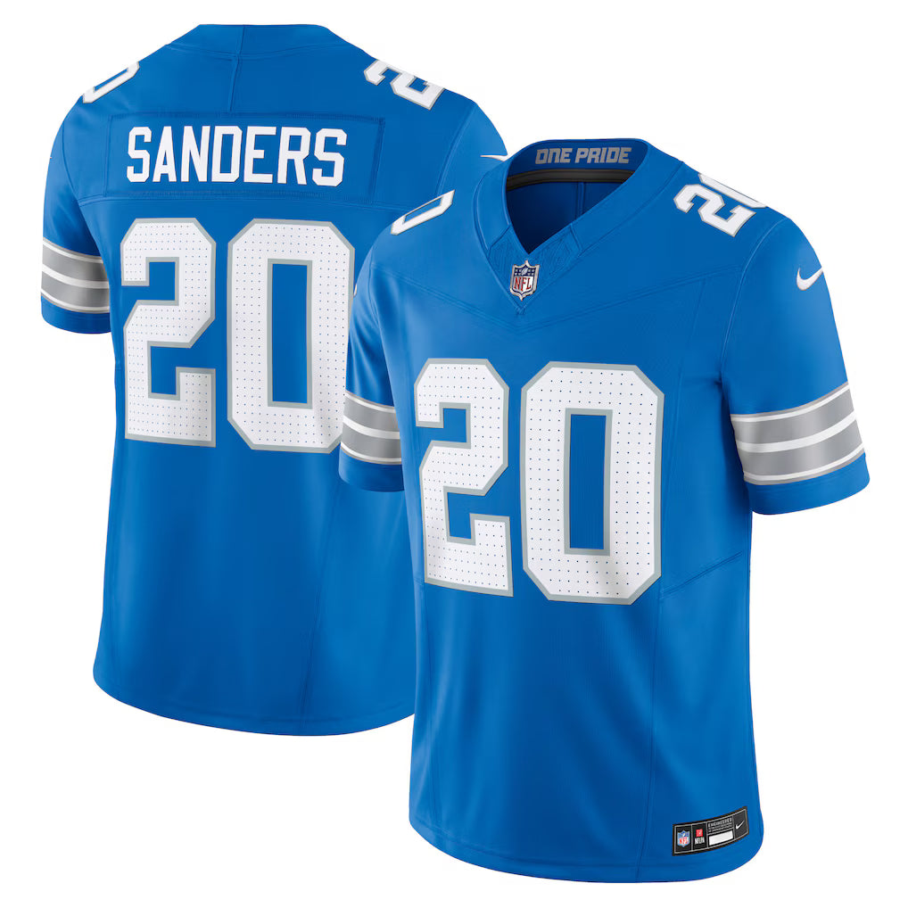 Detroit Lions NFL Barry Sanders Nike Vapor F.U.S.E. Limited Jersey - Blue (USA Stock) - UKASSNI