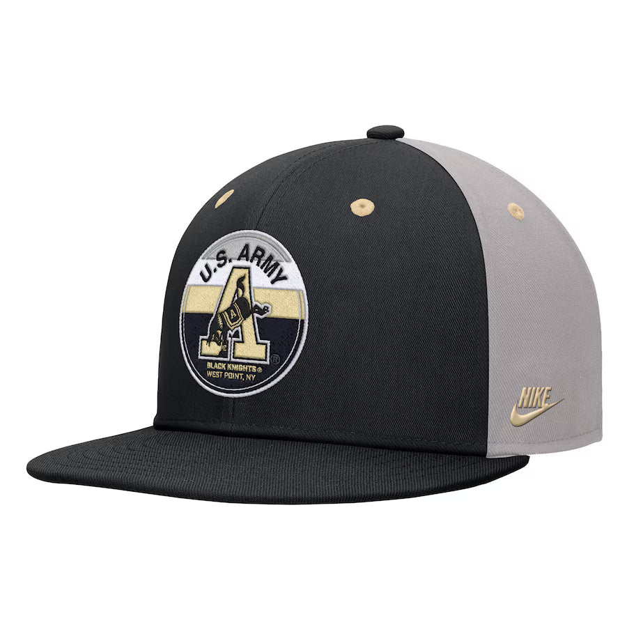Army Black Knights Nike Vintage Patch Snapback Hat – Black (USA Stock) - UKASSNI