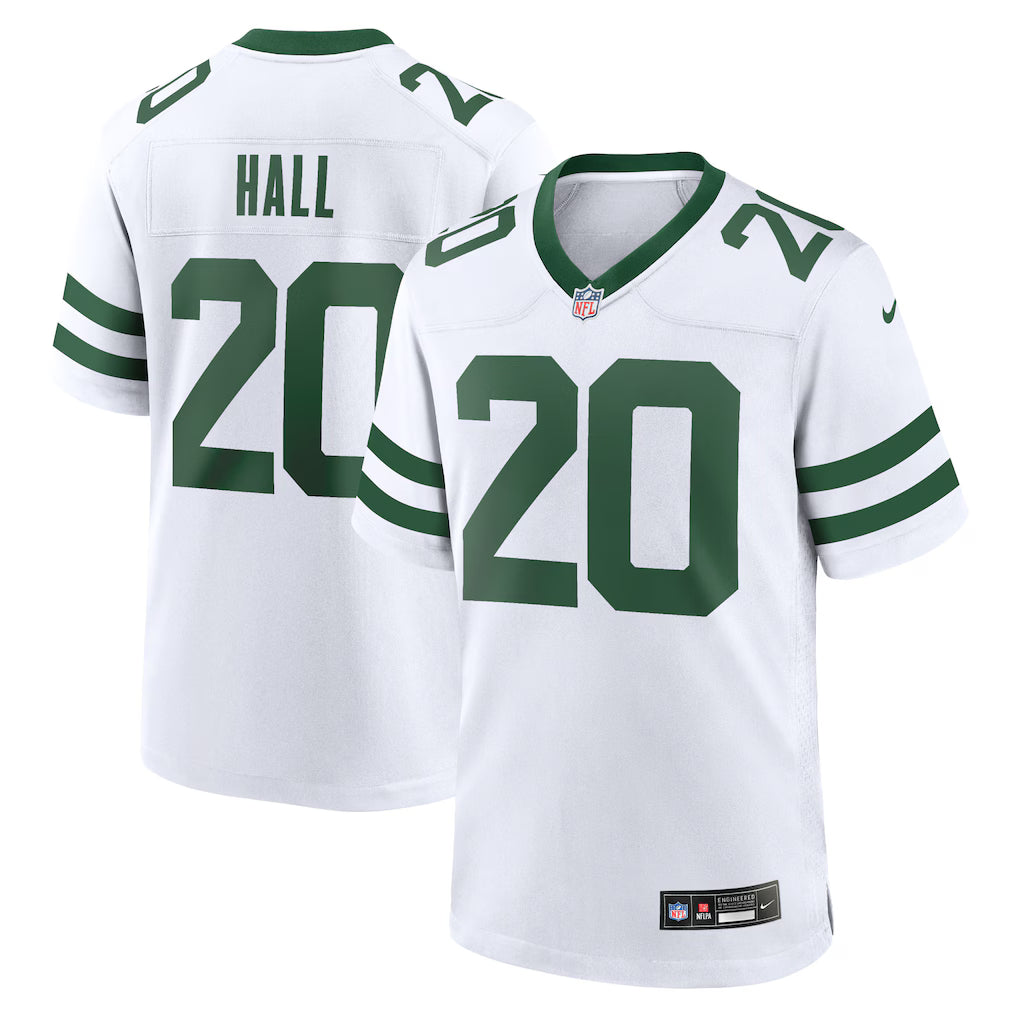 New York Jets NFL Breece Hall Nike Game Jersey – Legacy White (USA Stock) - UKASSNI