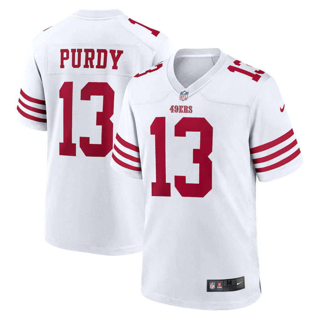 San Francisco 49ers NFL Brock Purdy Nike Game Player Jersey - White (USA Stock) - UKASSNI