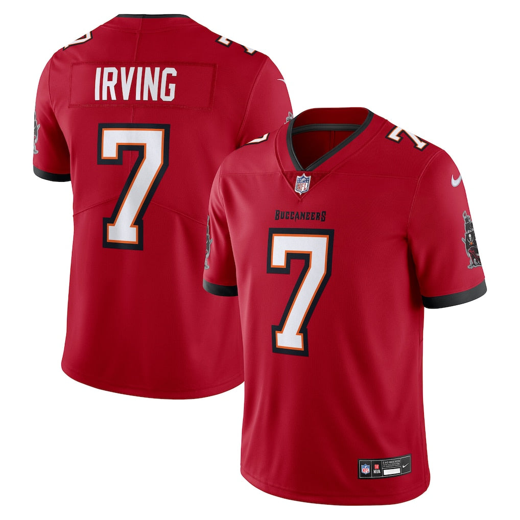Tampa Bay Buccaneers Bucky Irving Jersey - NFL Nike Vapor Untouchable Stitched Limited – Red (USA Sourced)