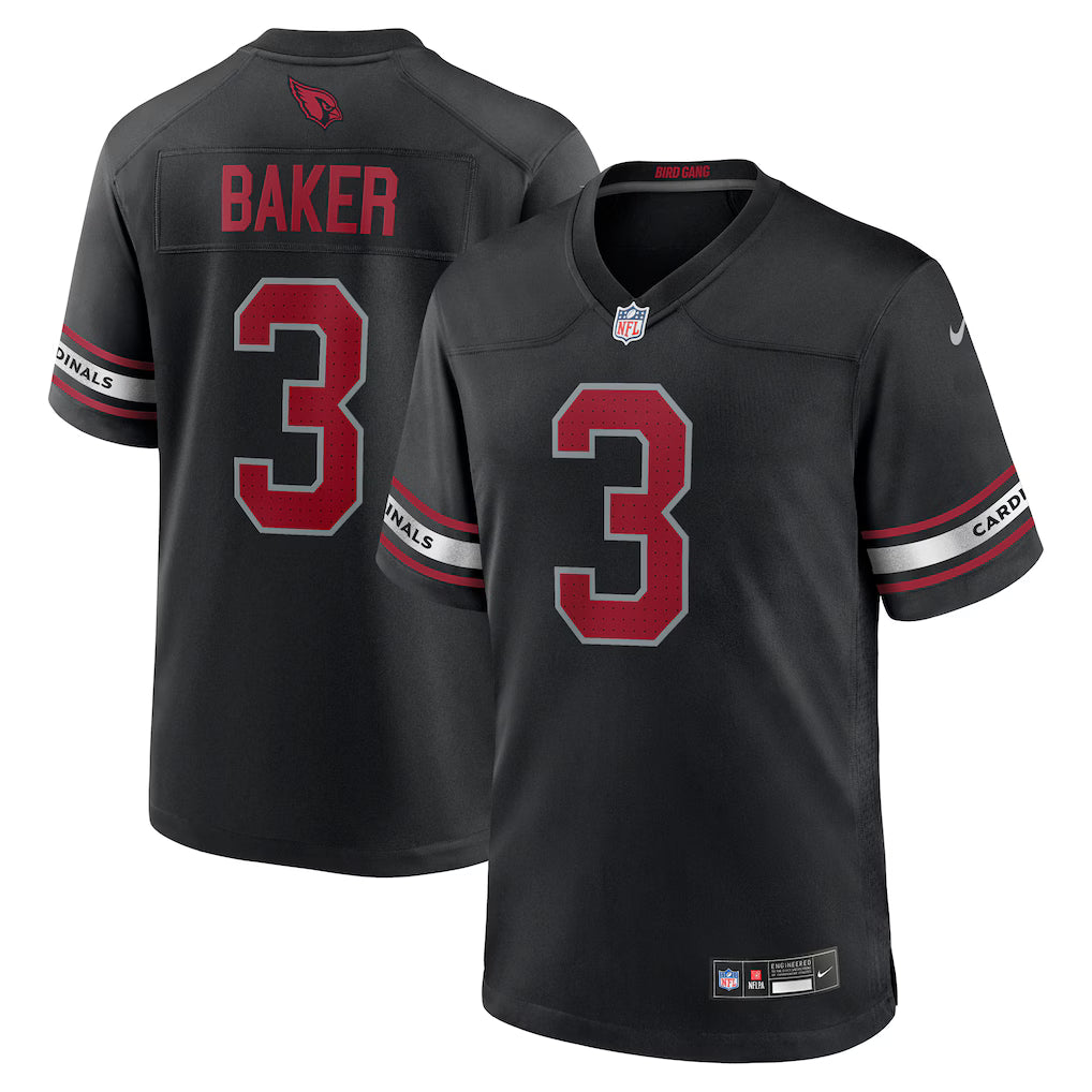 Arizona Cardinals NFL Budda Baker Nike Game Jersey - Black (USA Stock)