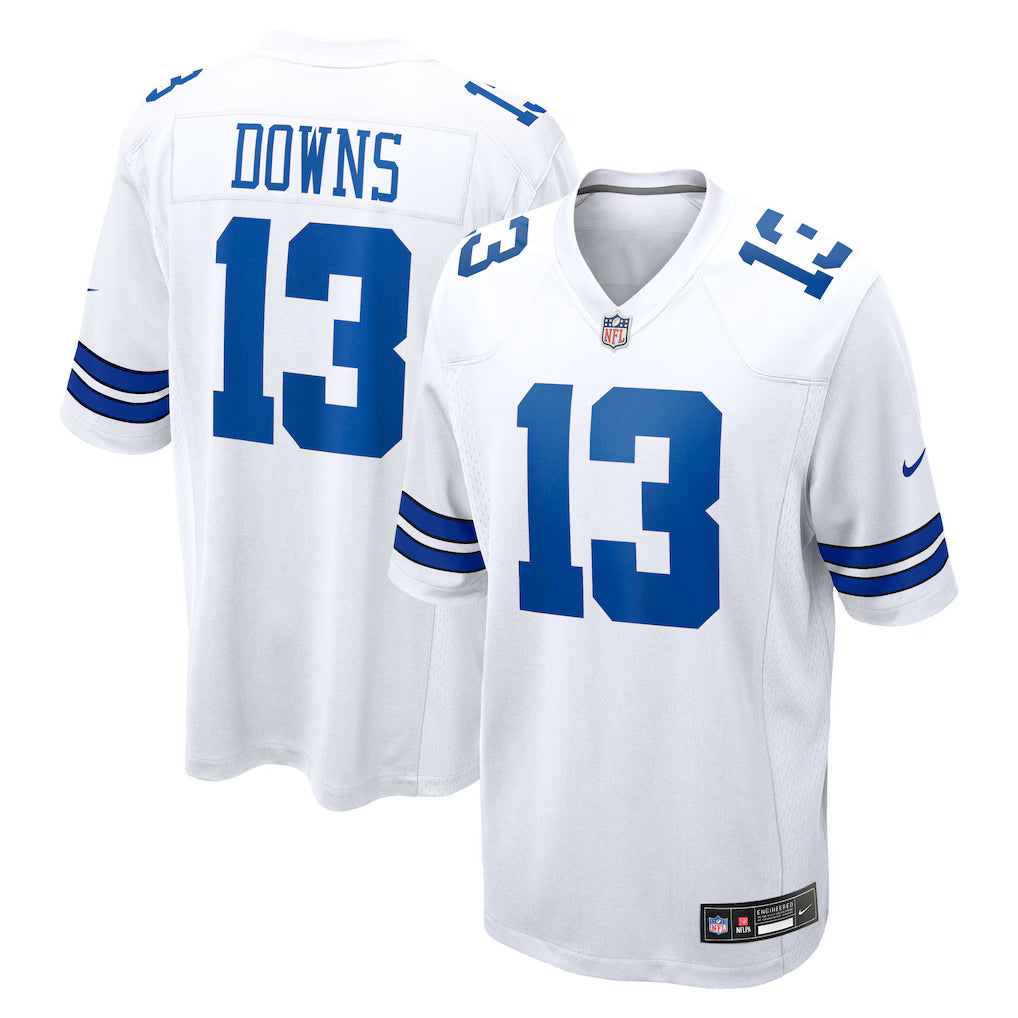 Caleb Downs Dallas Cowboys Jersey – NFL Nike 2026 Draft Pick No. 11 Team – White (USA Sourced)