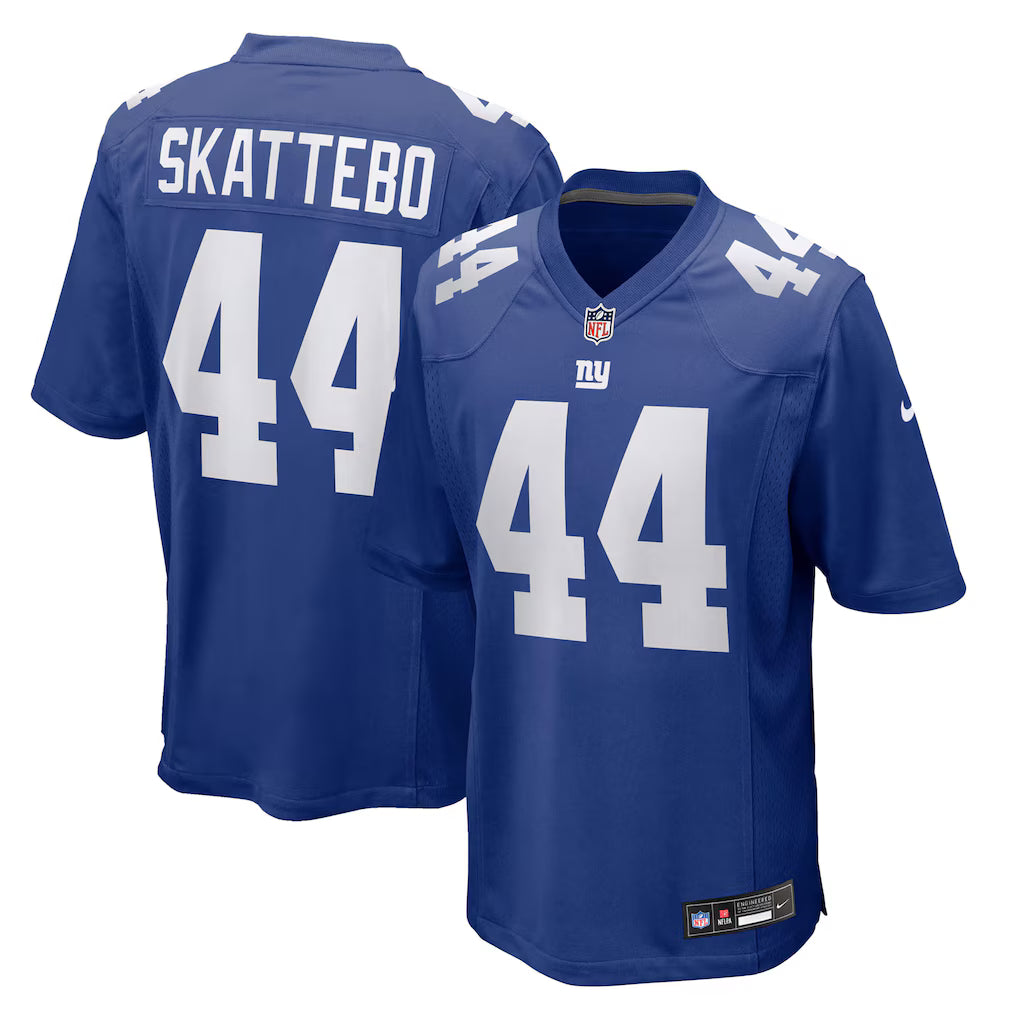 New York Giants NFL Cam Skattebo Nike Team Game Player Jersey – Royal (USA Stock)