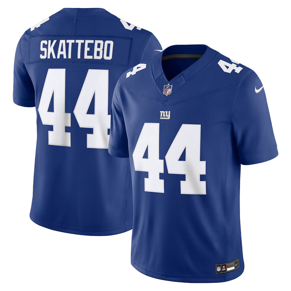 New York Giants Cam Skattebo Jersey - NFL Nike Vapor F.U.S.E. Stitched Limited – Royal (USA Sourced)