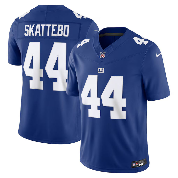 New York Giants Cam Skattebo Jersey – NFL Nike Vapor F.U.S.E. Stitched Limited – Royal (USA Sourced) - UKASSNI