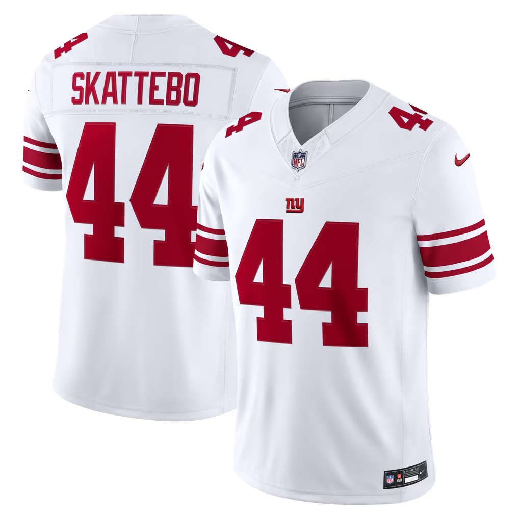 New York Giants Cam Skattebo Jersey – NFL Nike Team Vapor F.U.S.E. Stitched Limited – 3 Colours (USA Sourced)