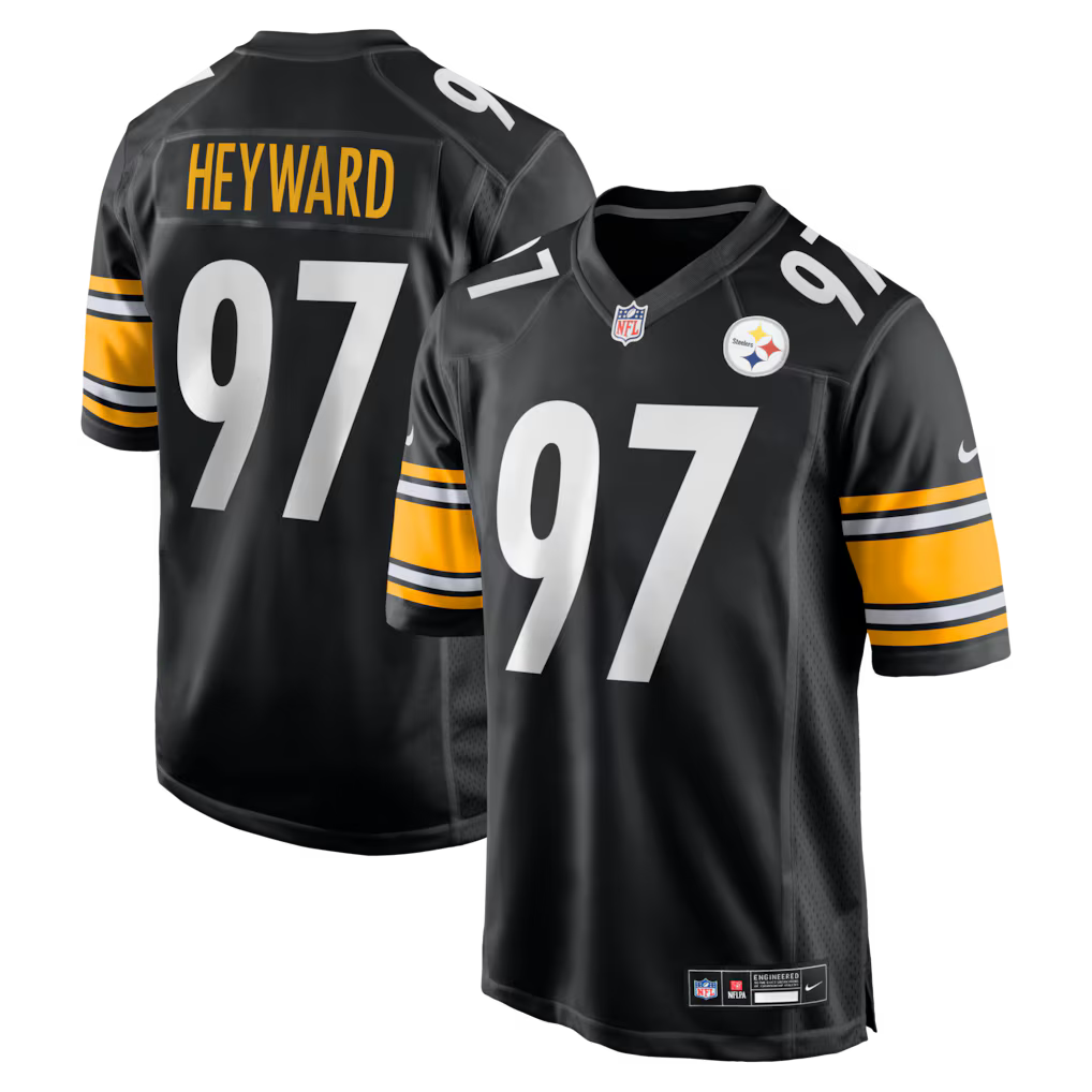 Pittsburgh Steelers NFL Cameron Heyward Nike Game Jersey – Black (USA Stock) - UKASSNI