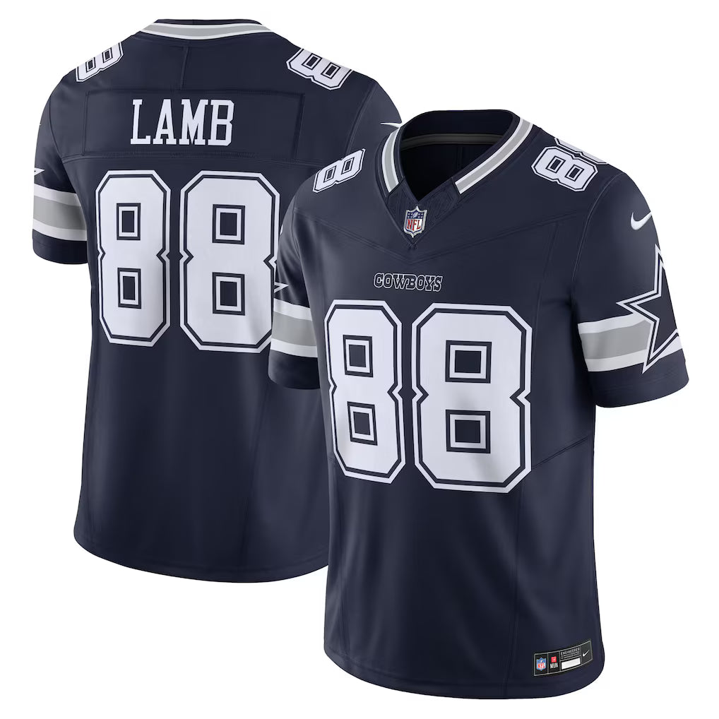 Dallas Cowboys NFL CeeDee Lamb Nike Vapor F.U.S.E. Limited Jersey – Navy (UK Stock)