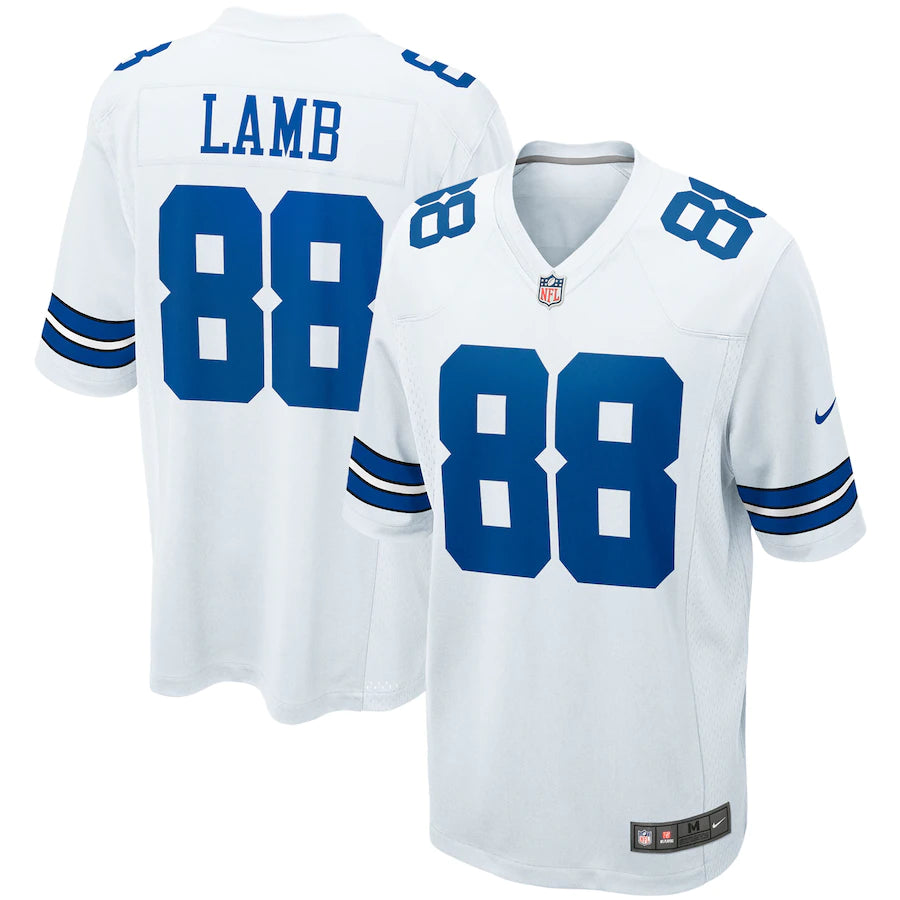 CeeDee Lamb Dallas Cowboys Fanatics Branded Team Wordmark Player Name &  Number Long Sleeve T-Shirt - White