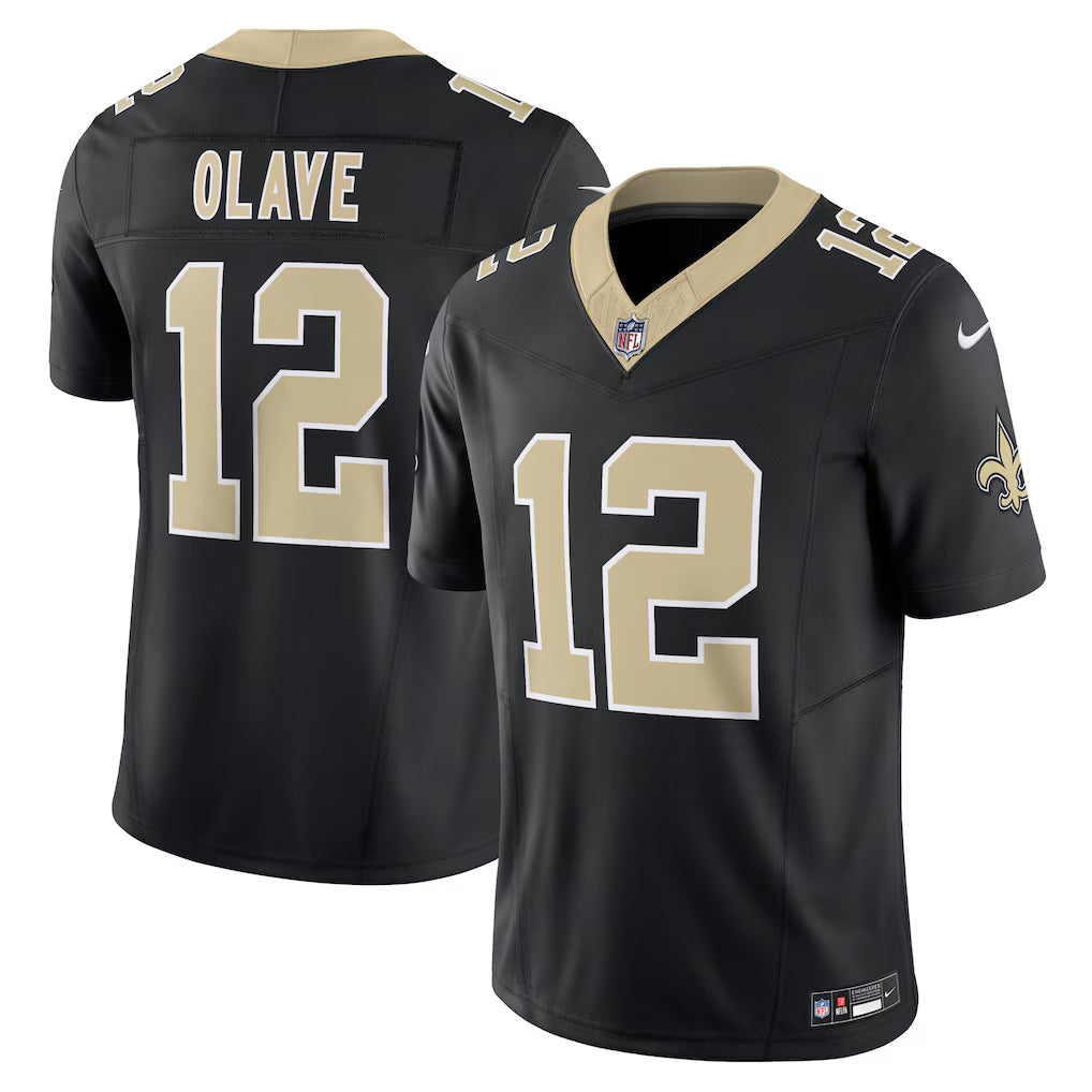New Orleans Saints NFL Chris Olave Nike Vapor F.U.S.E. Limited Jersey – Black (USA Stock) - UKASSNI