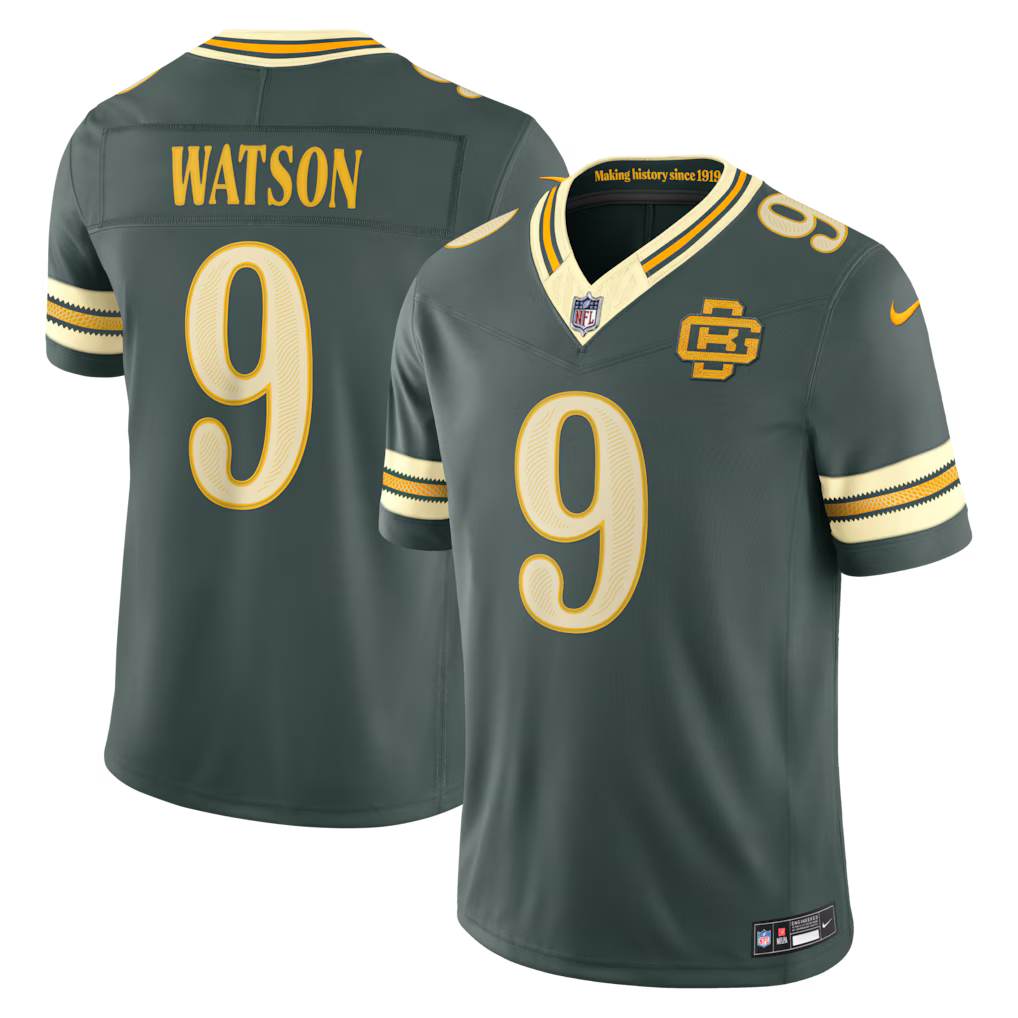 Green Bay Packers Christian Watson Jersey – NFL Nike 2026 Rivalries Collection Limited – Green (USA Sourced)
