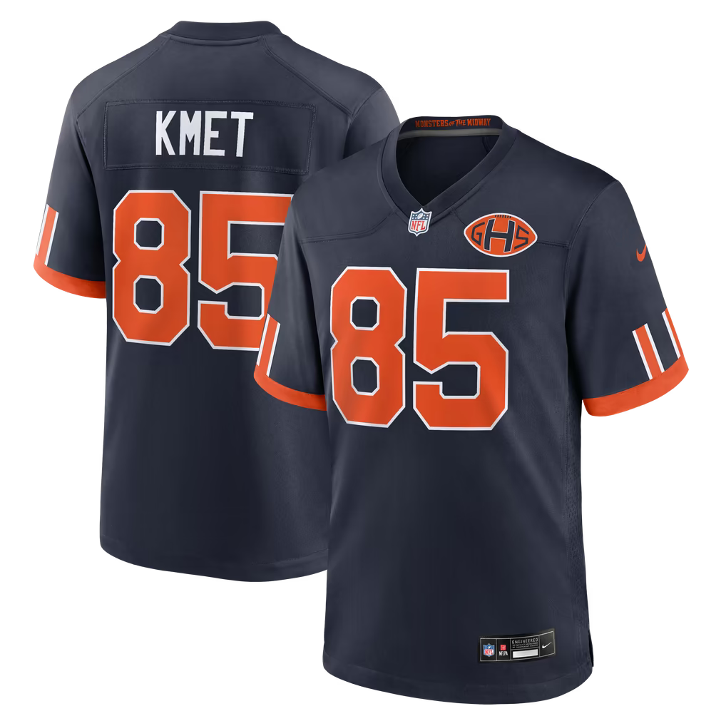 Chicago Bears Cole Kmet Jersey – NFL Nike 2026 Rivalries Collection Game – Navy (USA Sourced)