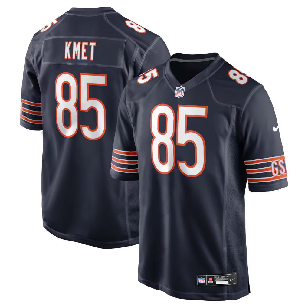 Chicago Bears NFL Cole Kmet Nike Player Game Jersey – Navy (USA Stock) - UKASSNI