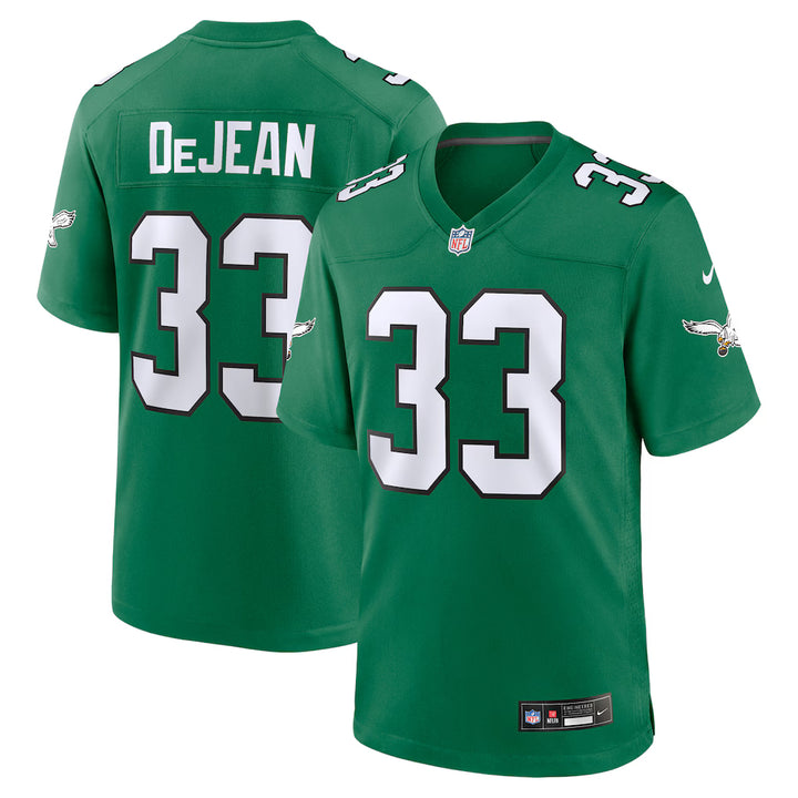 Philadelphia Eagles Cooper DeJean Jersey - NFL Nike Alternate Game – Kelly Green (USA Sourced) by Nike