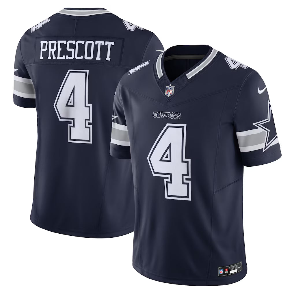 Dallas Cowboys NFL Dak Prescott Nike Vapor F.U.S.E. Limited Jersey – Navy (USA Stock)