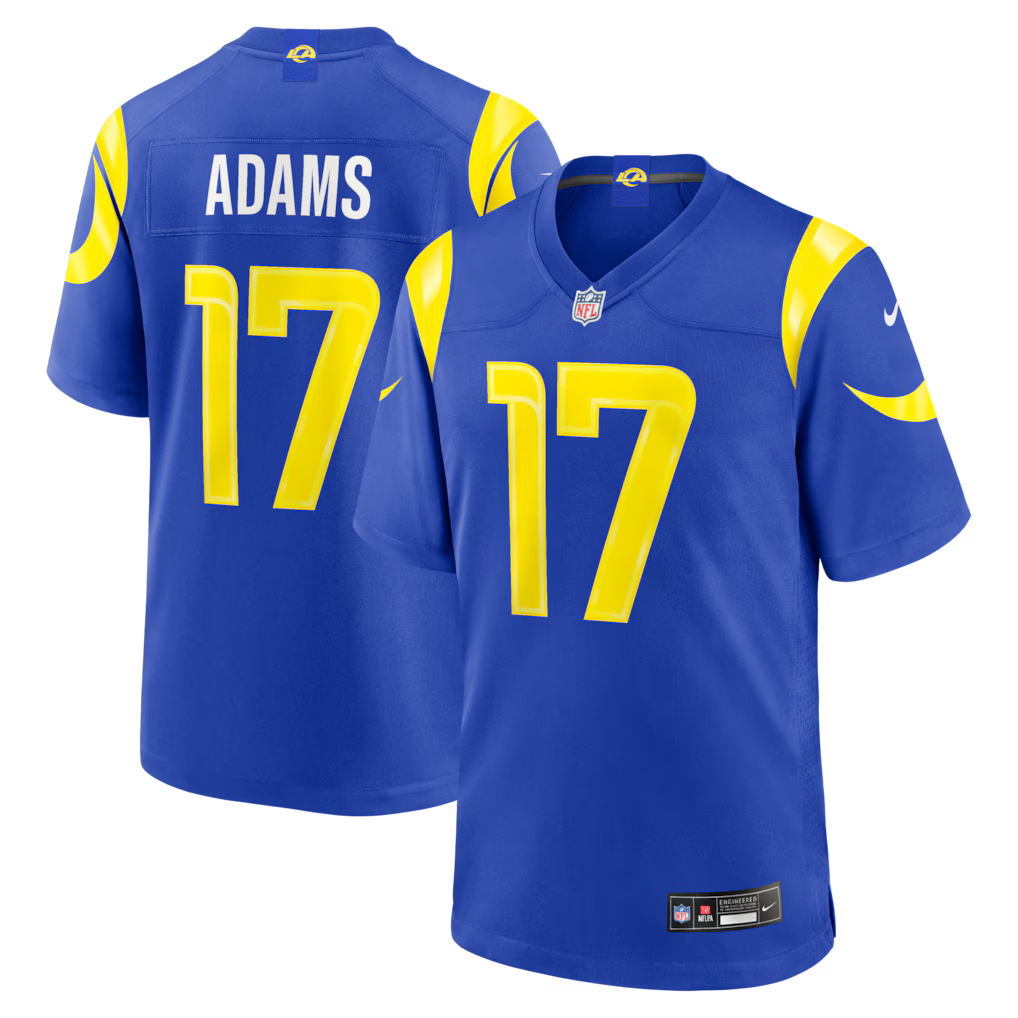 Los Angeles Rams NFL Davante Adams Nike Team Game Player Jersey – Royal (USA Stock) - UKASSNI
