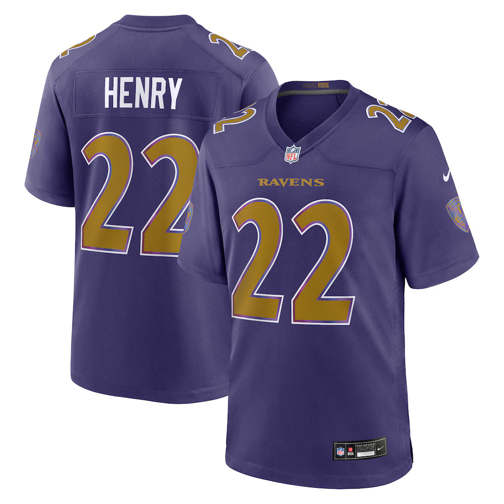 Baltimore Ravens NFL Derrick Henry Nike Alternate Game Jersey - Purple (USA Stock) - UKASSNI