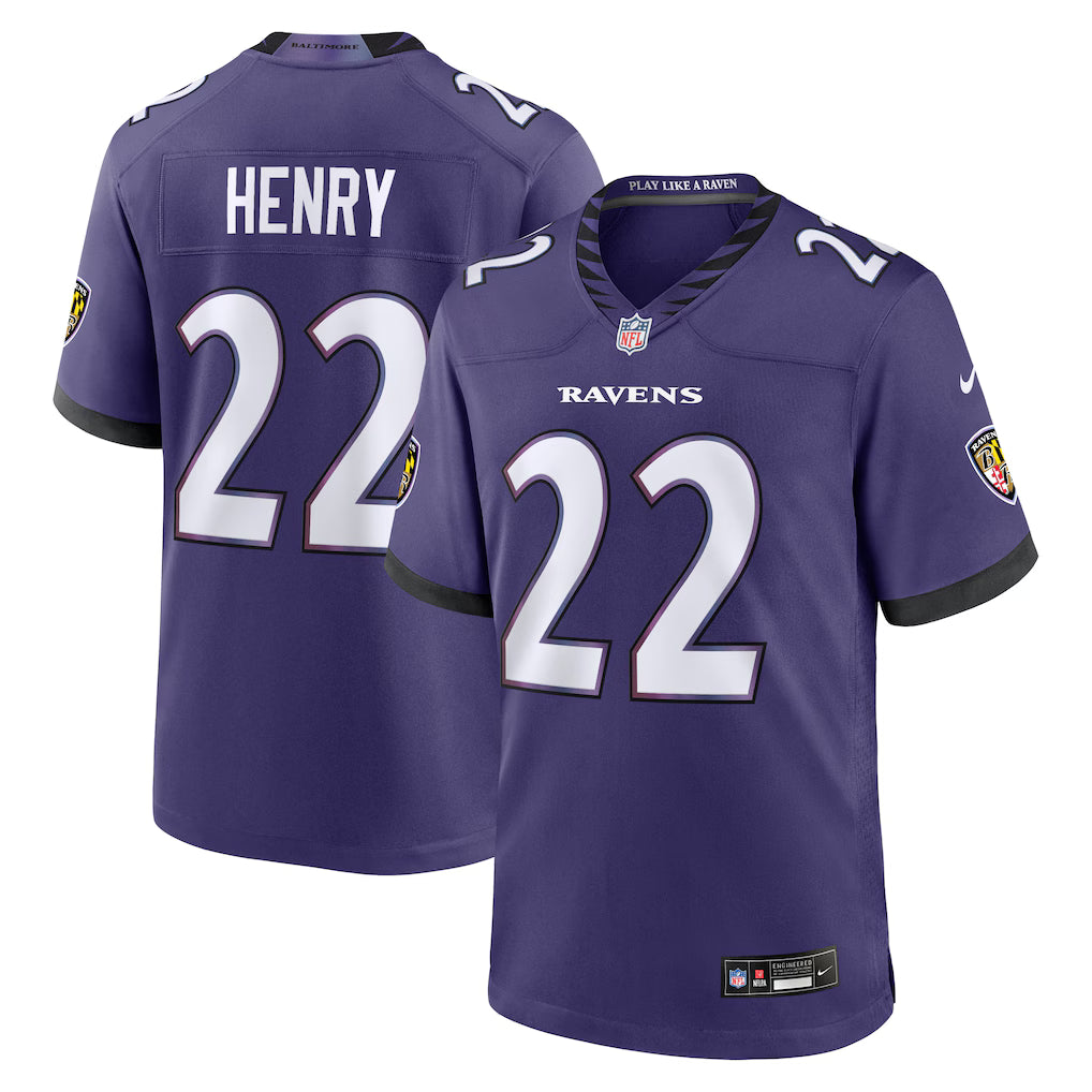 Baltimore Ravens Derrick Henry Jersey – NFL Nike Team Game – 2 Colours (USA Sourced)