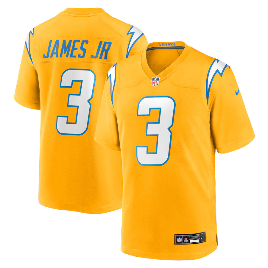 Los Angeles Chargers NFL Derwin James Jr Nike Alternate Charger Power Game Player Jersey – Gold (USA Stock) - UKASSNI
